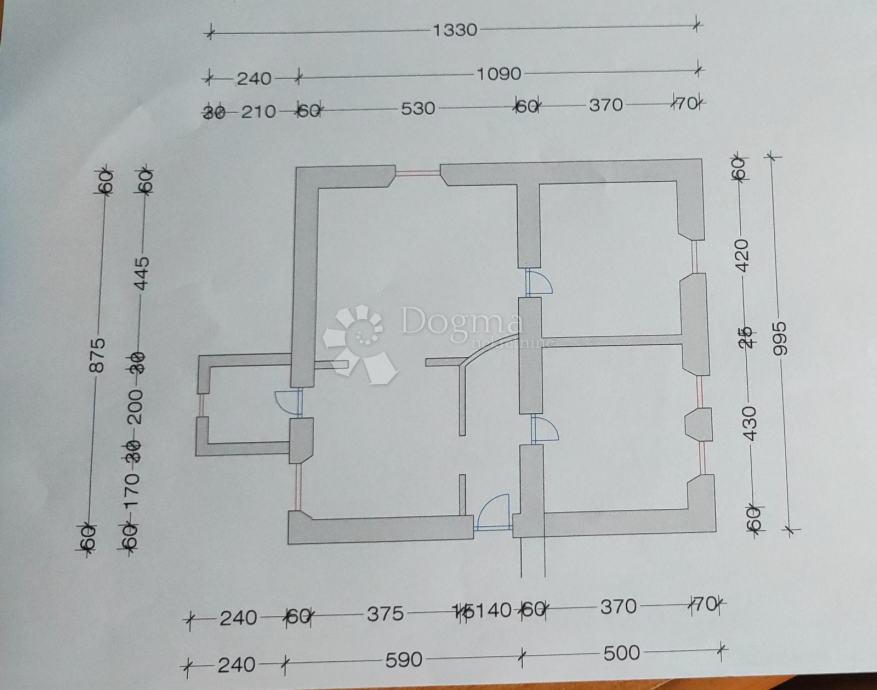 Stanovanje Monte Zaro, Pula, 82m2