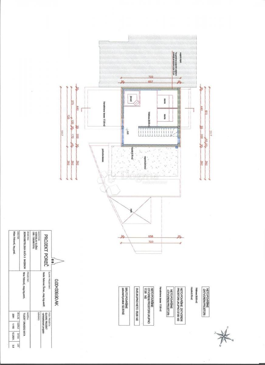 Zazidljivo zemljišče Višnjan, 564m2