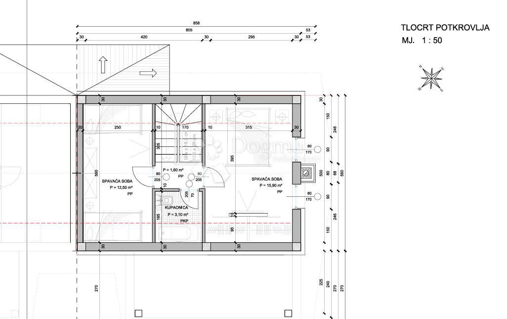 Hiša Delnice, 96,50m2