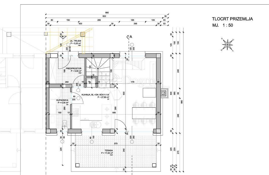 Hiša Delnice, 96,50m2