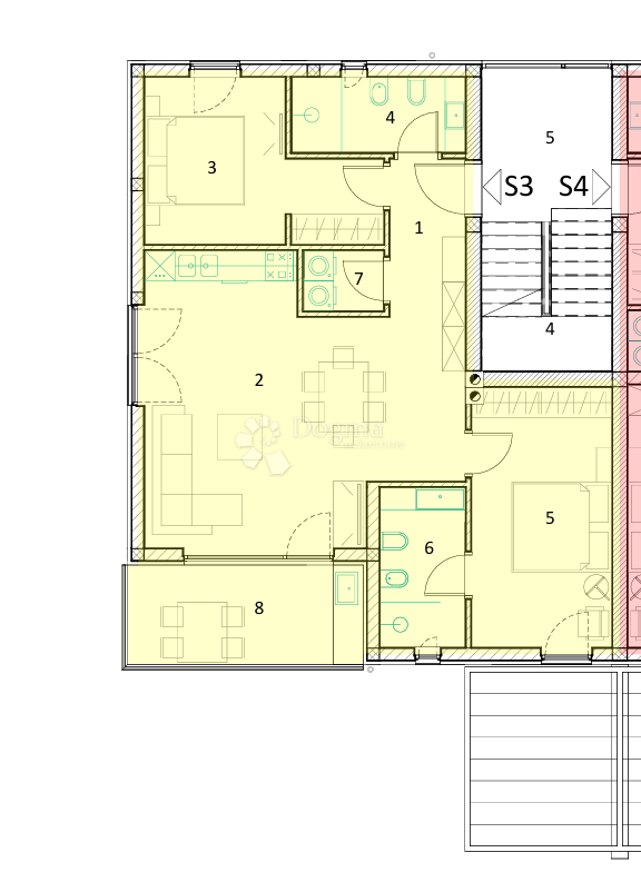 Apartma Zambratija, Umag, 80,45m2