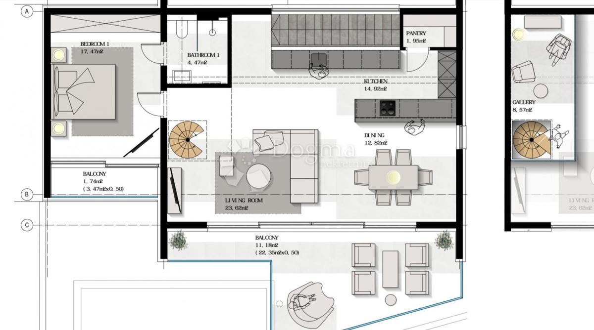 Hiša Jesenice, Dugi Rat, 450m2