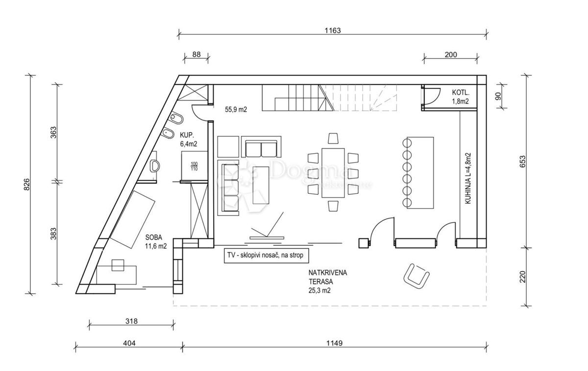 Hiša Dramalj, Crikvenica, 407m2