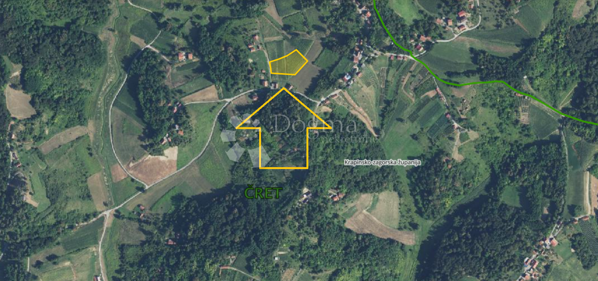 Kmetijsko zemljišče Čret, Krapinske Toplice, 3.614m2