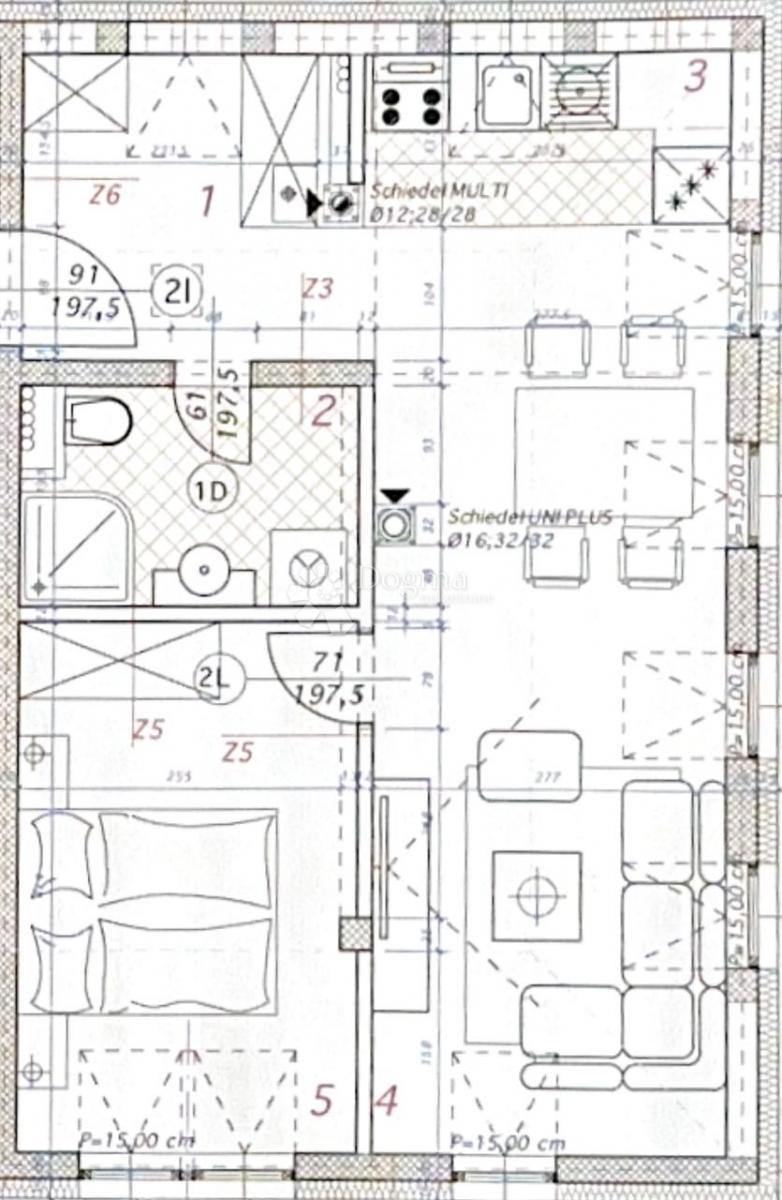 Stanovanje Križevci, 41,16m2