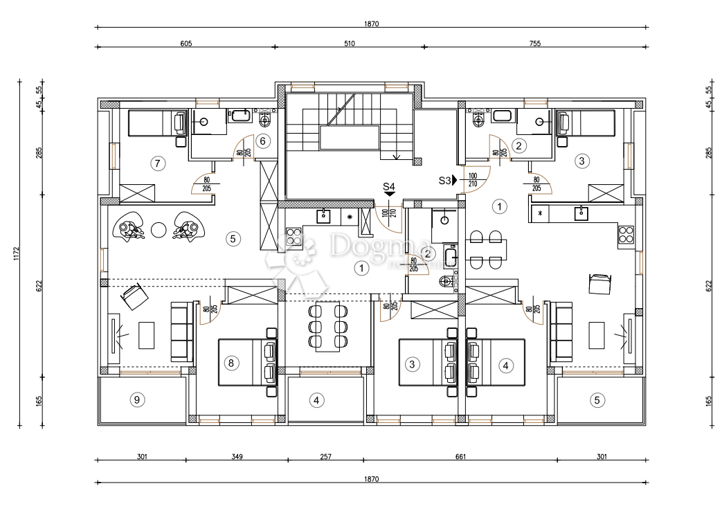 Stanovanje Škatari, Pula, 98,01m2