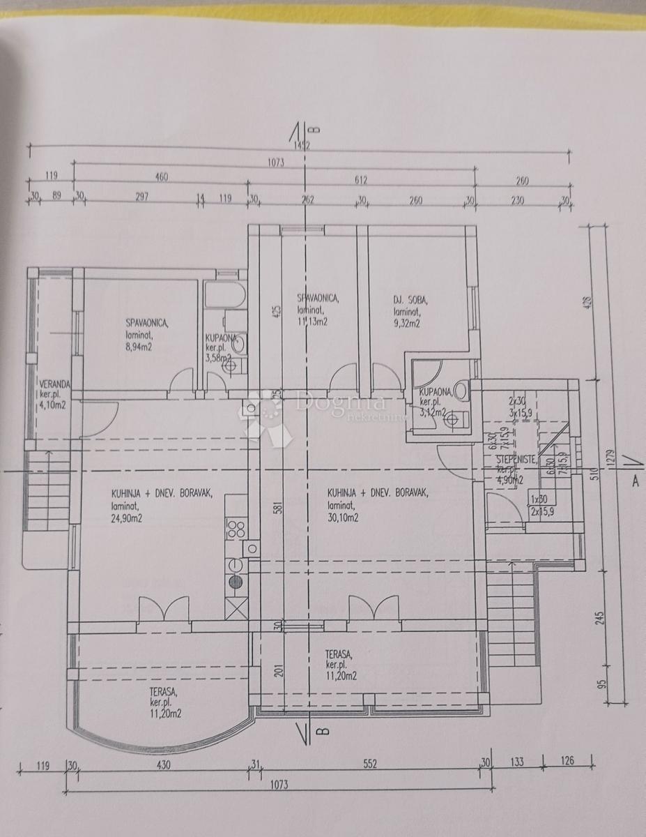 Hiša Mulo, Vrsi, 398,58m2