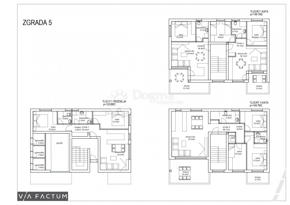 Stanovanje Petrčane, Zadar - Okolica, 83m2