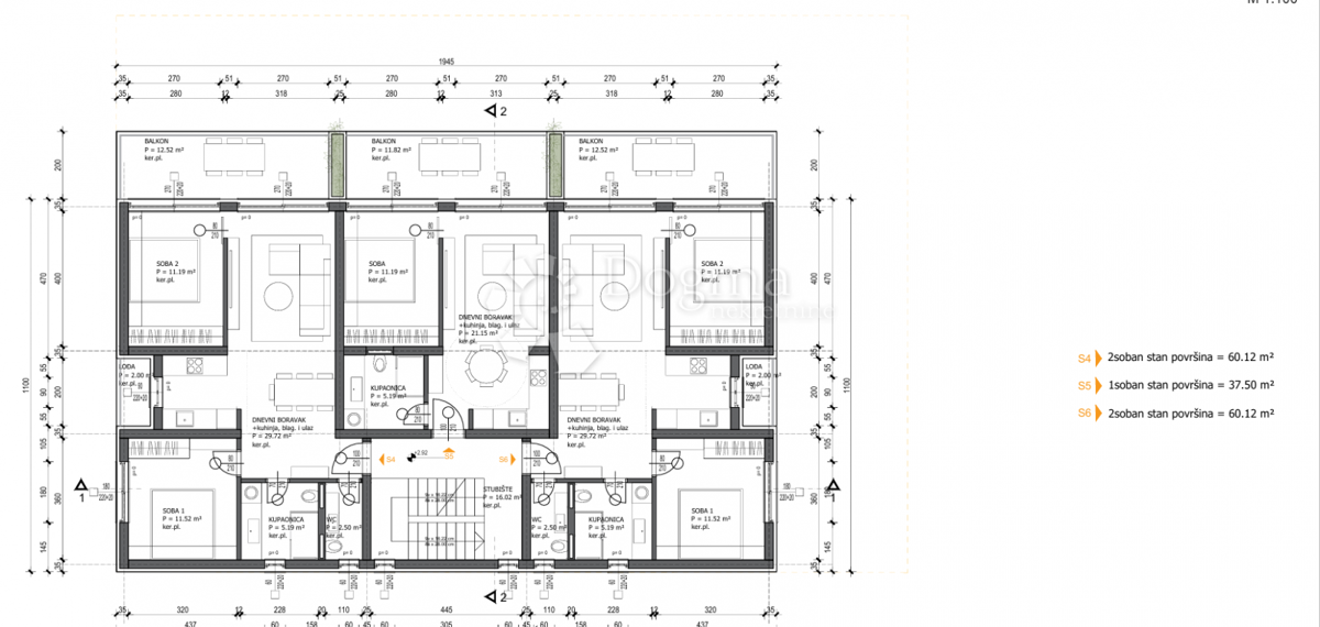 Zazidljivo zemljišče Sabunike, Privlaka, 2.984m2