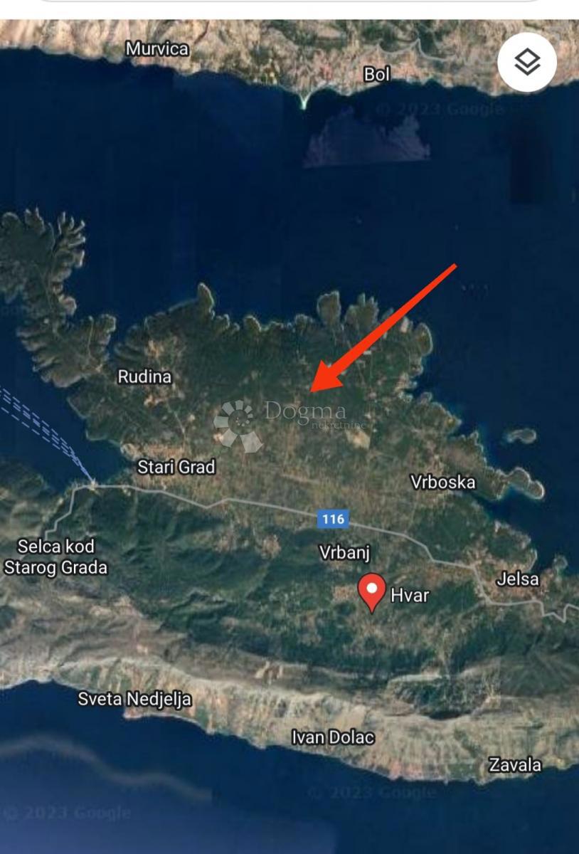 Kmetijsko zemljišče Hvar, 13.543m2