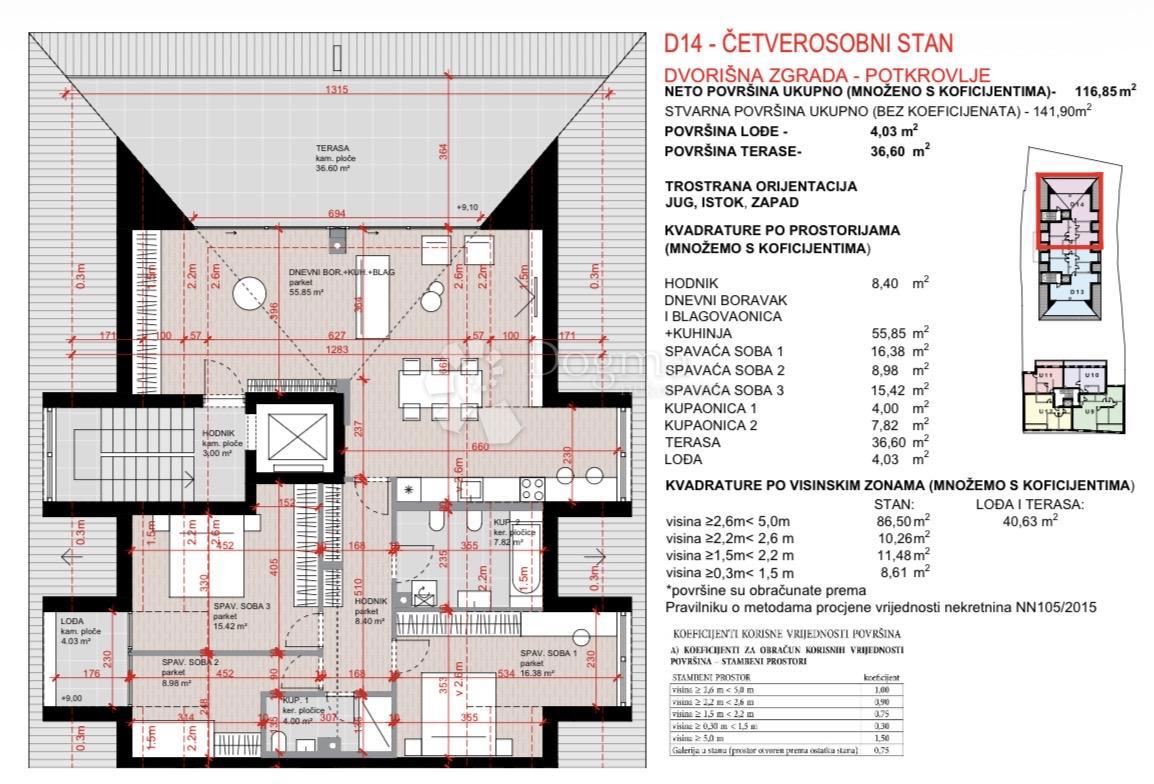 Stanovanje Laščina, Maksimir, 102,86m2