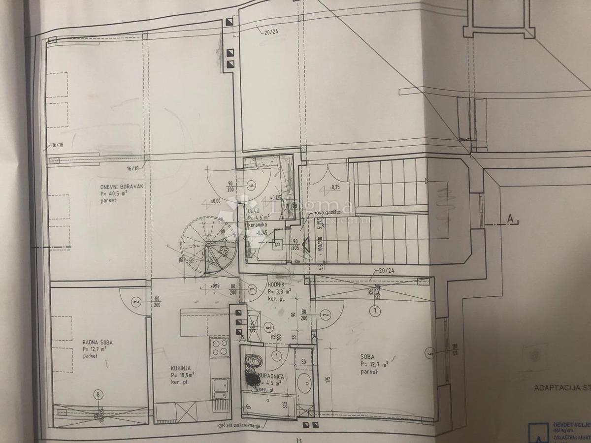 Stanovanje Donji grad, Donji Grad, 116m2