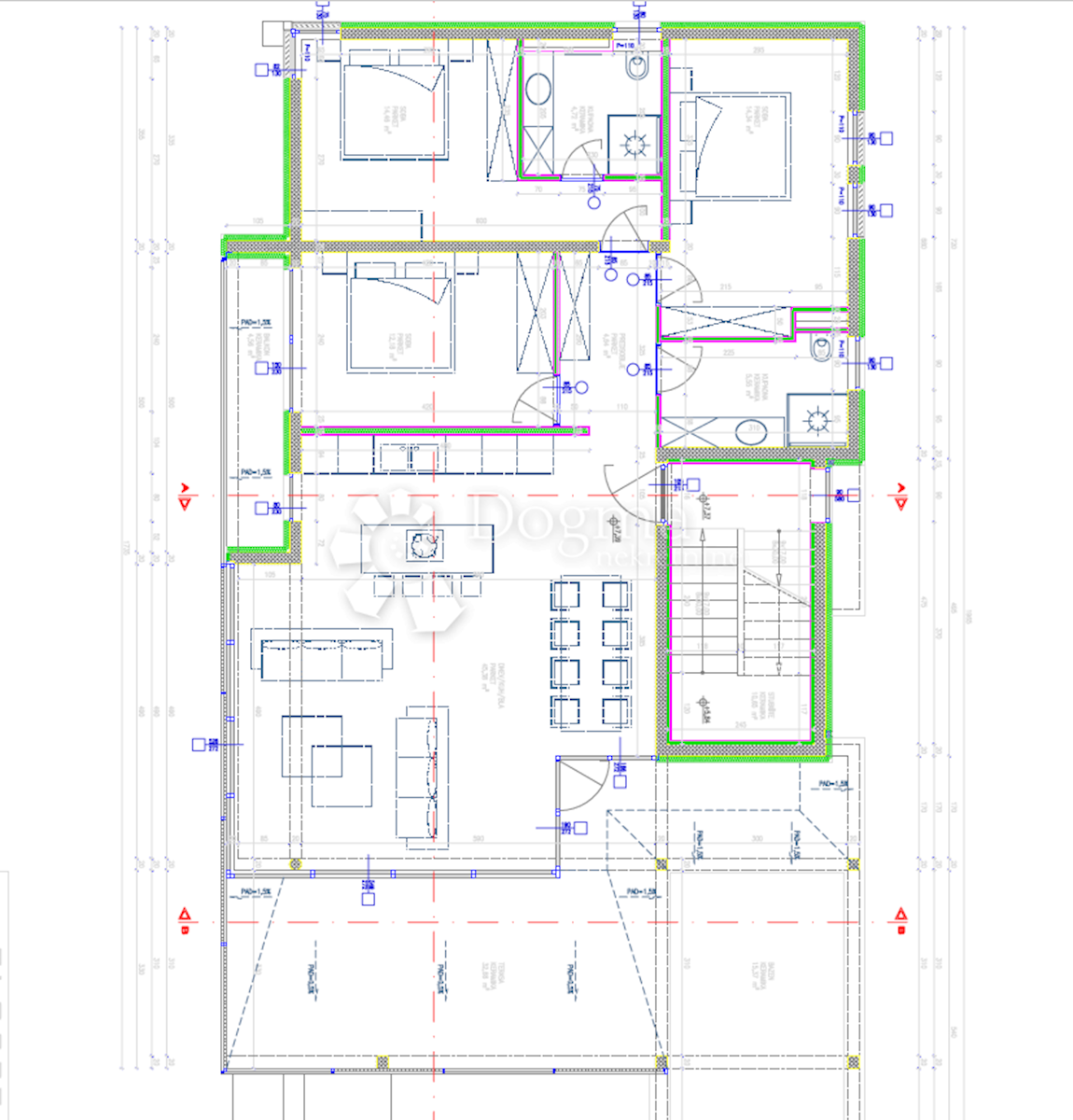 Apartma Primošten, 120m2