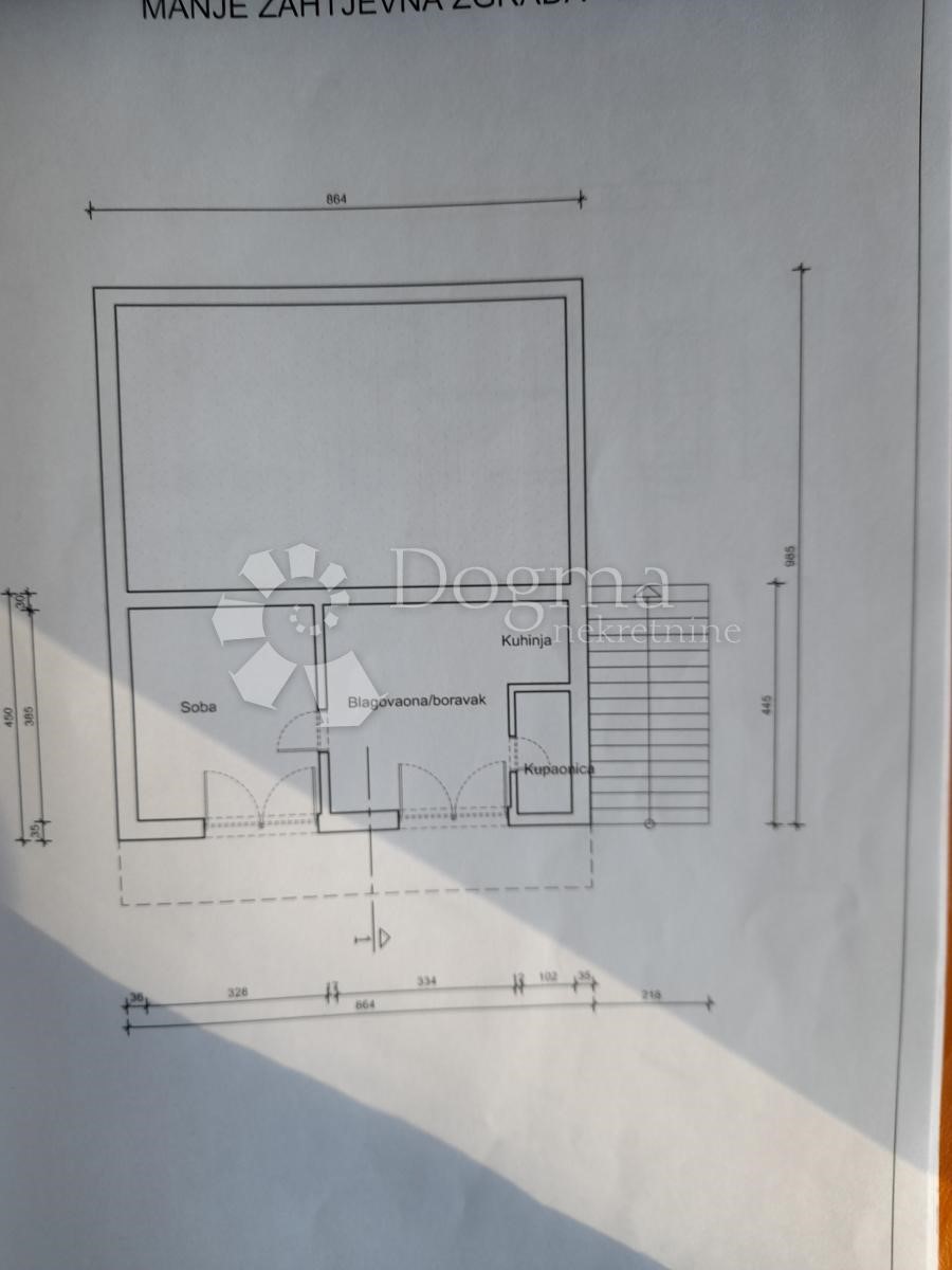 Apartma Karlobag, 110,44m2