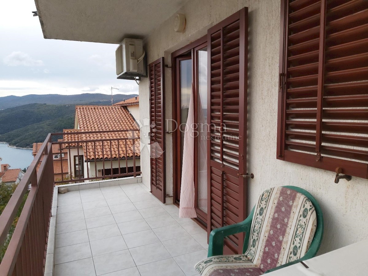 Rabac, apartma z odprtim pogledom na morje 43,67m2