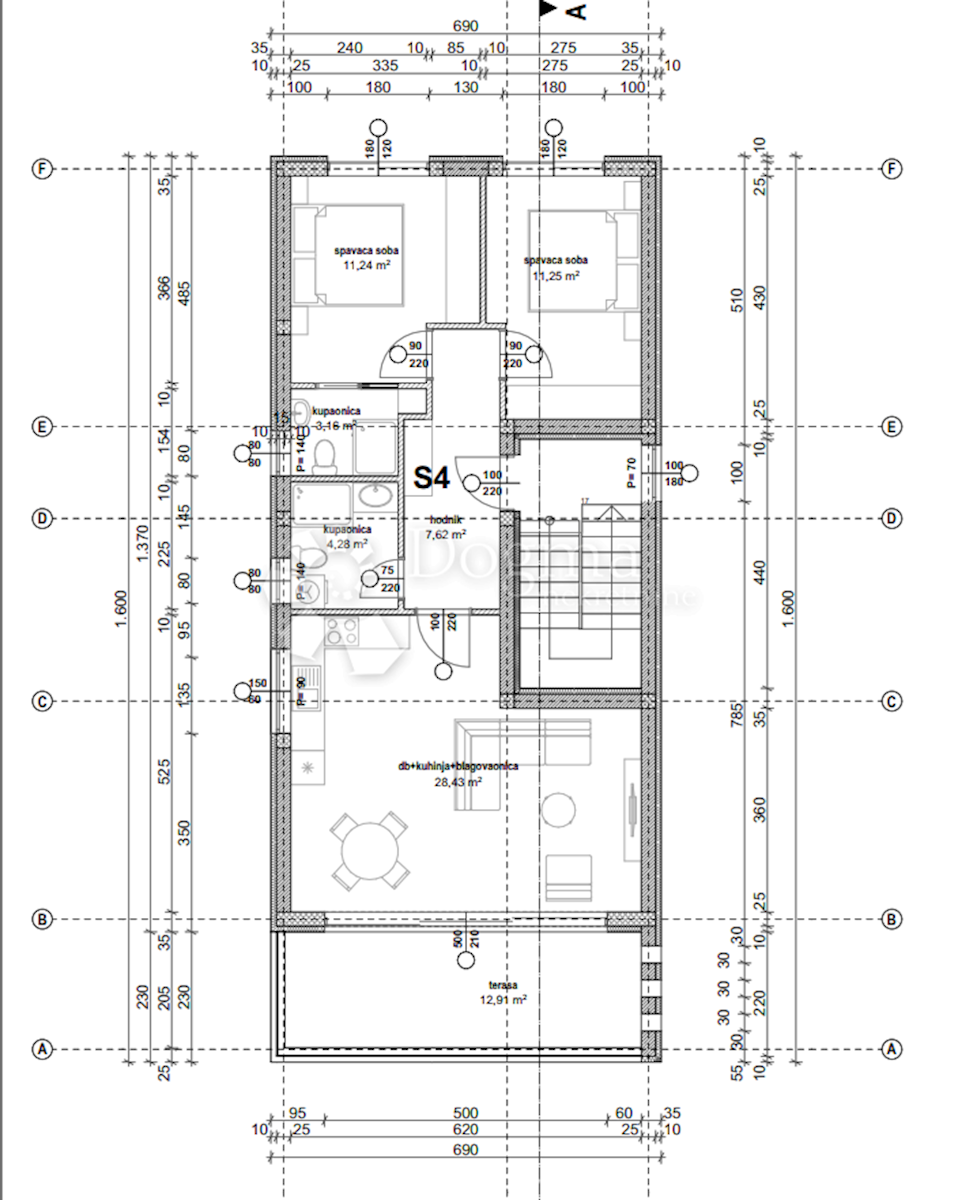 Stanovanje Vir, 48,51m2