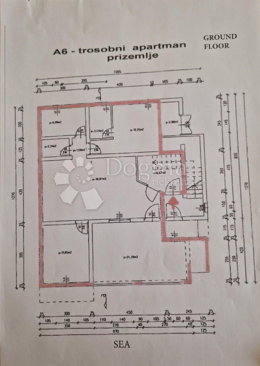 Apartma Vir, 193,60m2