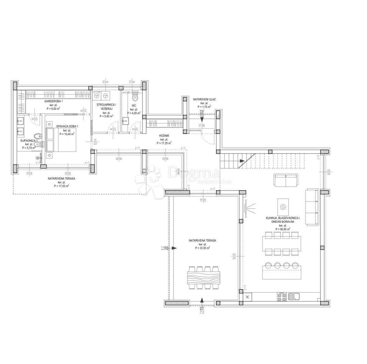 Hiša Ražanac, 200m2