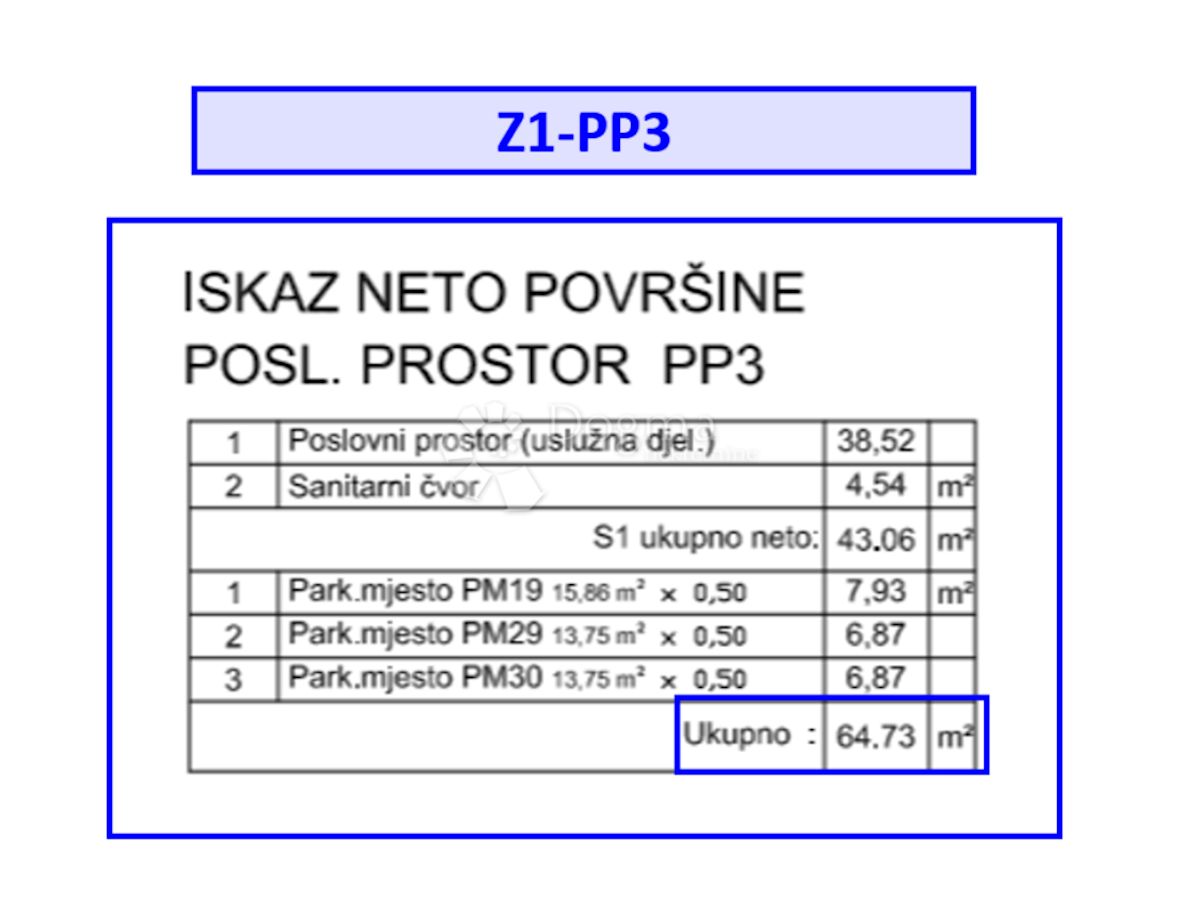 Z1/PP3 POSLOVNI PROSTOR V NOVEM STANOVANJSKEM KOMPLEKSU - ODLIČNO!