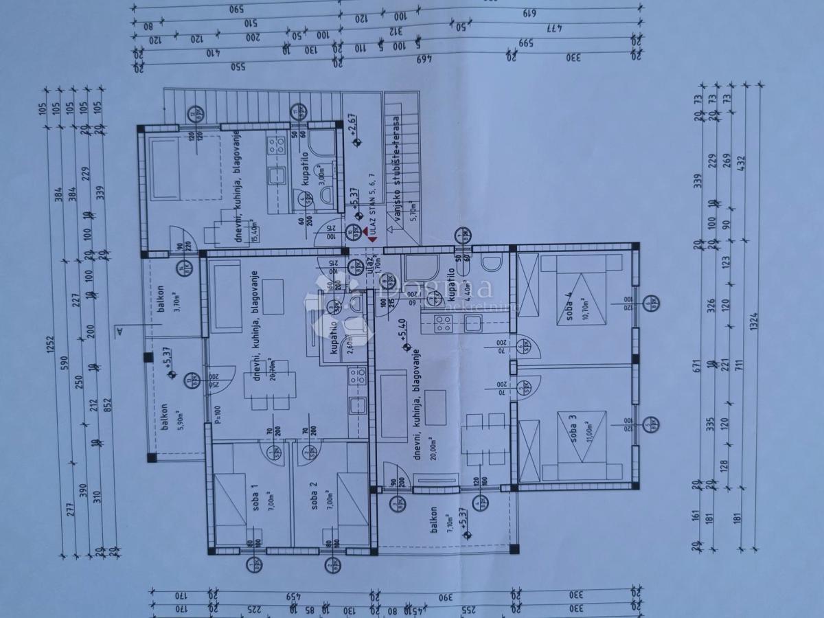 Stanovanje Rogoznica, 120m2