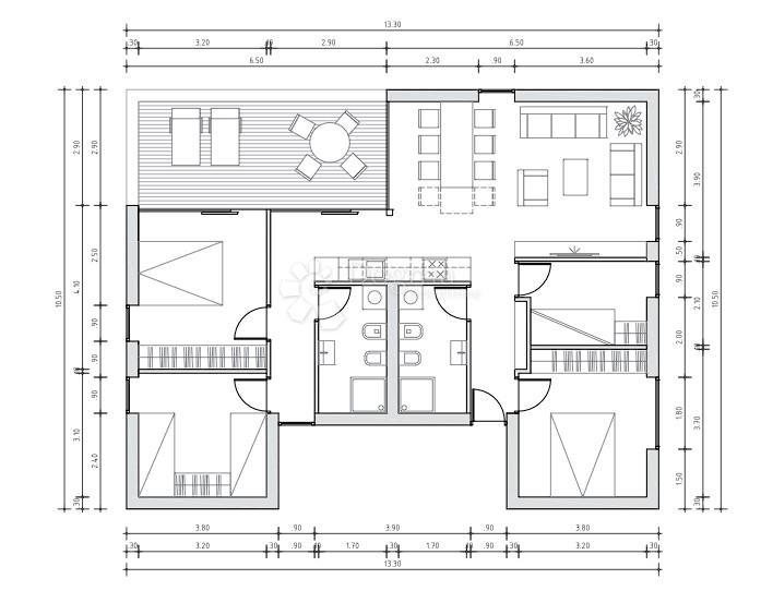 Apartma Karigador, Brtonigla, 80,55m2