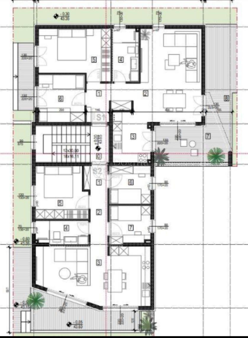 Stanovanje Kaštel Gomilica, Kaštela, 75,59m2
