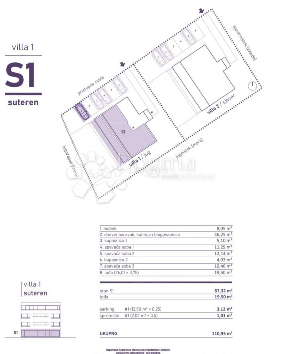 Stanovanje Sveti Petar na Moru, Sveti Filip I Jakov, 110,95m2