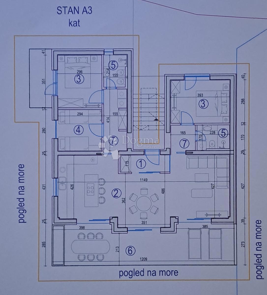 Stanovanje Pag, 63,56m2