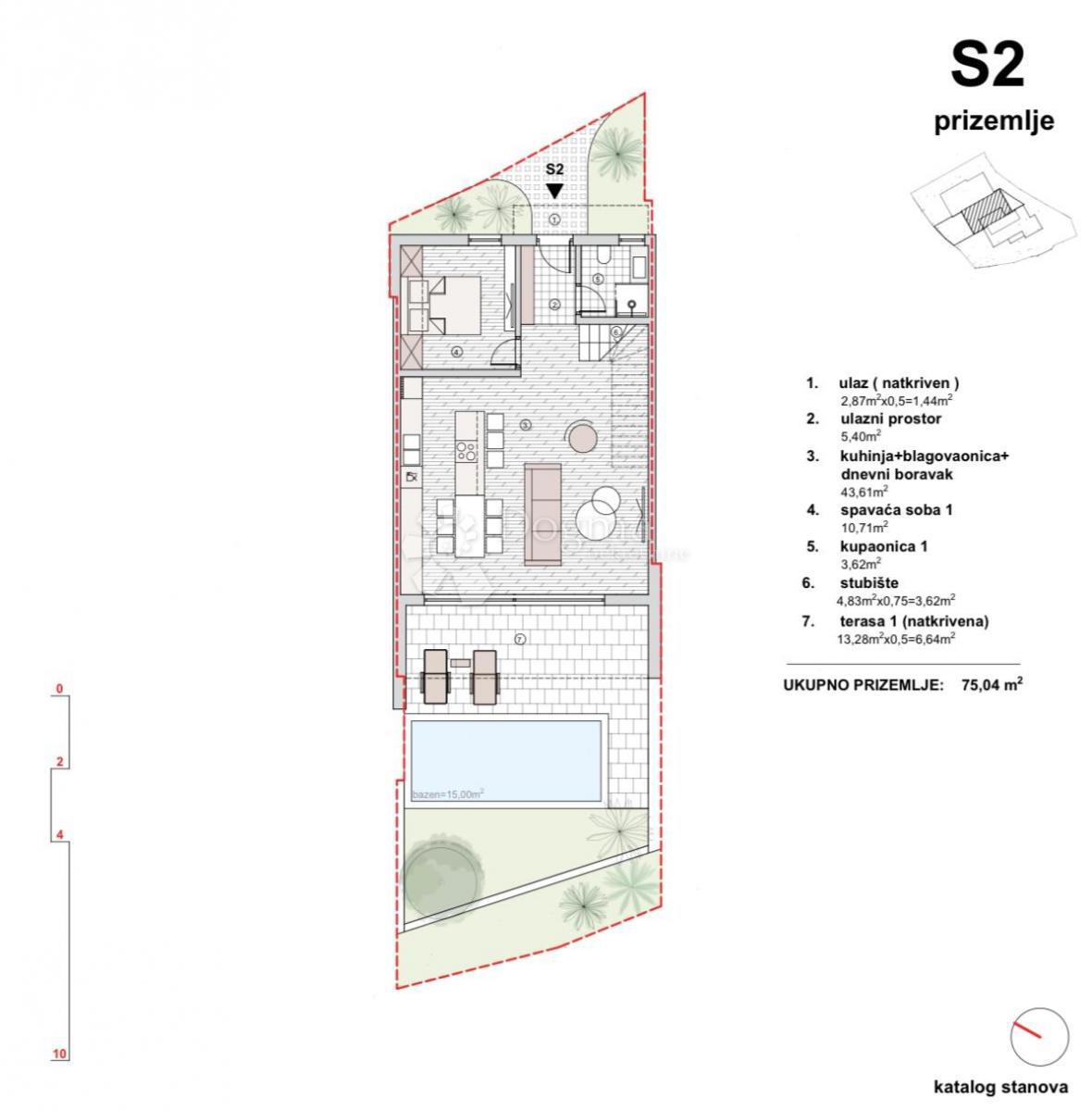Stanovanje Vodice, 204,04m2