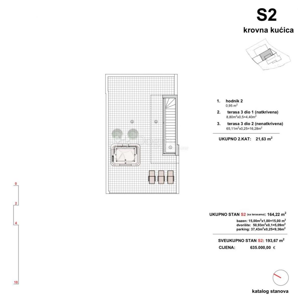 Stanovanje Vodice, 204,04m2