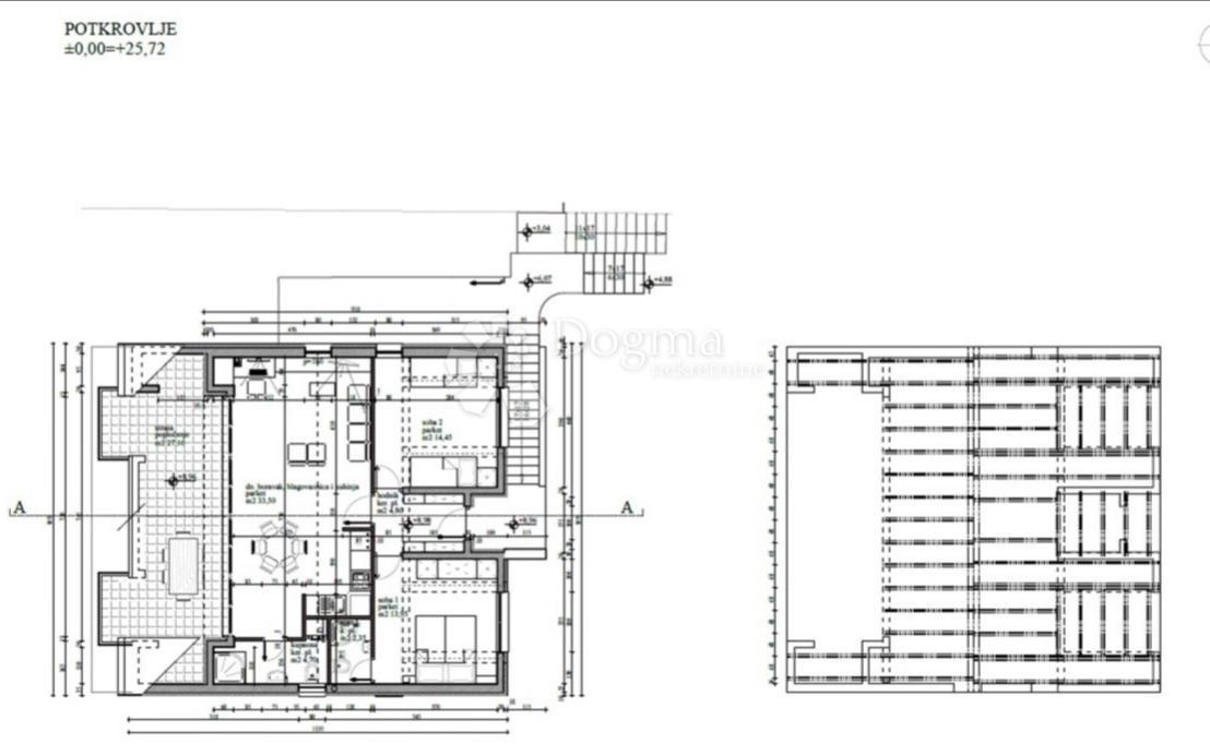 Stanovanje Čiovo, Trogir, 85,10m2