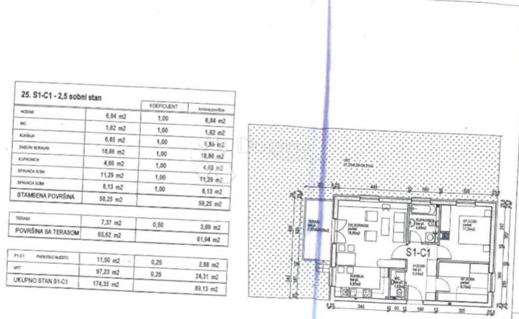 Stanovanje Resnik, Peščenica - Žitnjak, 58,25m2