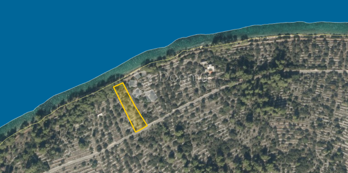 Zazidljivo zemljišče Vela Luka, 1.363m2
