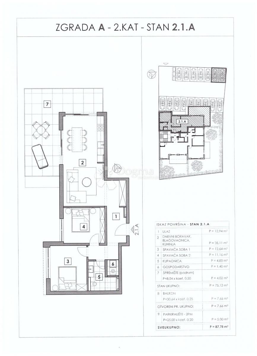 Stanovanje Vabriga, Tar-Vabriga, Vabriga, Tar, 58,18m2