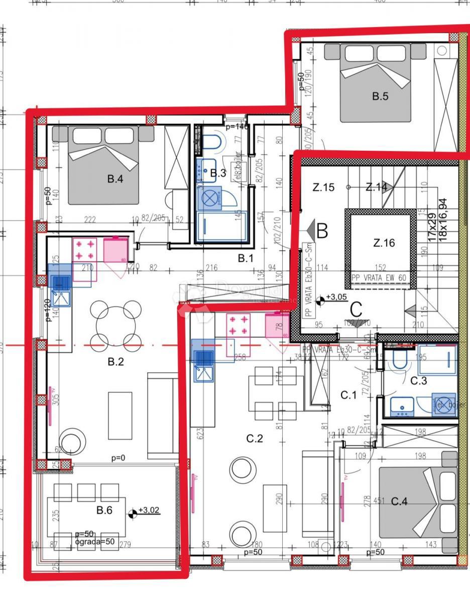 Stanovanje Veli vrh, Pula, 113,11m2