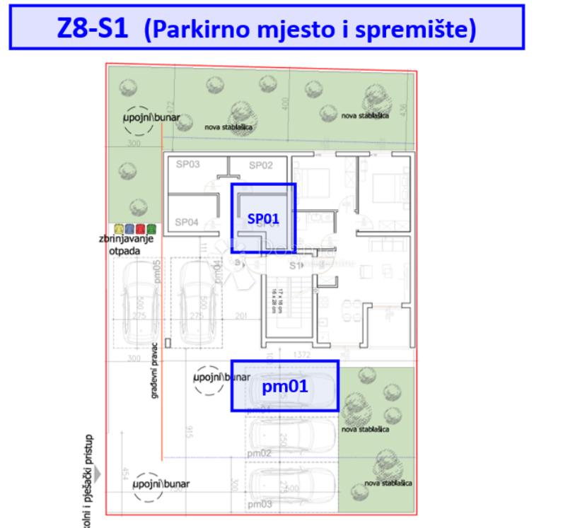 Z8/S1, NOV POSLOVNO STANOVANJSKI KOMPLEKS VELI VRH - stanovanje