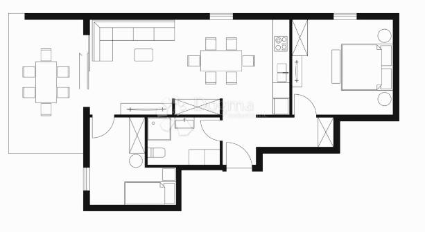 Stanovanje Peroj, Vodnjan, 77,60m2