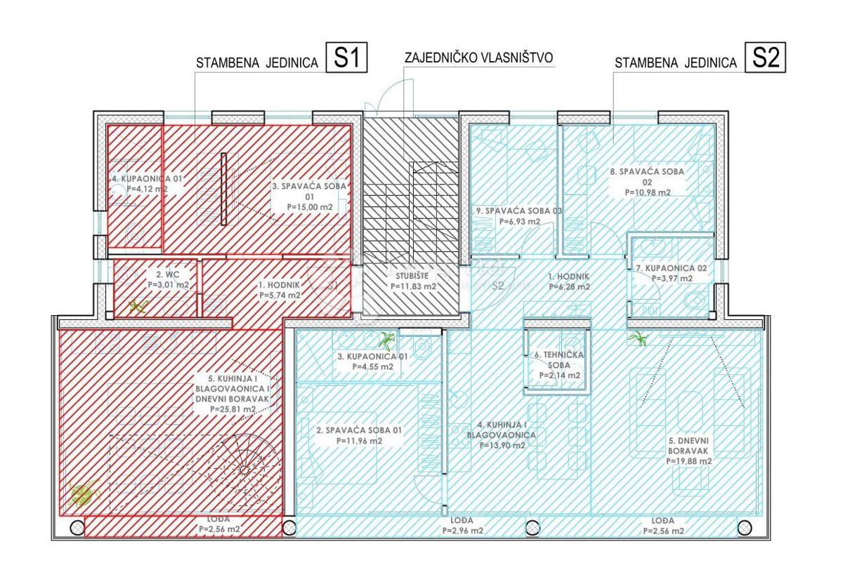 Stanovanje Diklo, Zadar, 134,10m2