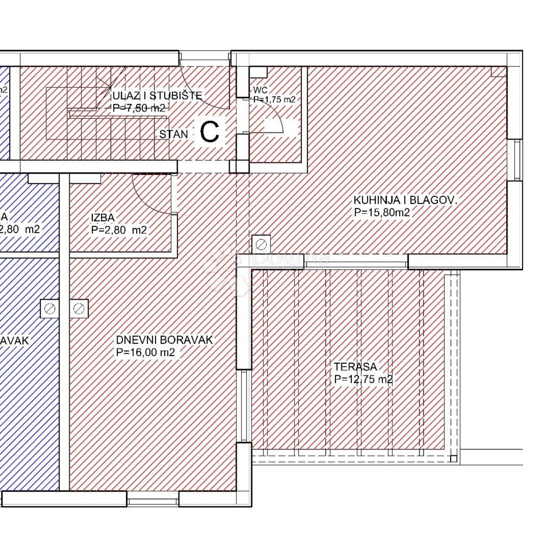 Stanovanje Mali Lošinj, 99,29m2