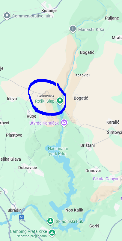 Zazidljivo zemljišče Rupe, Skradin, 16.500m2