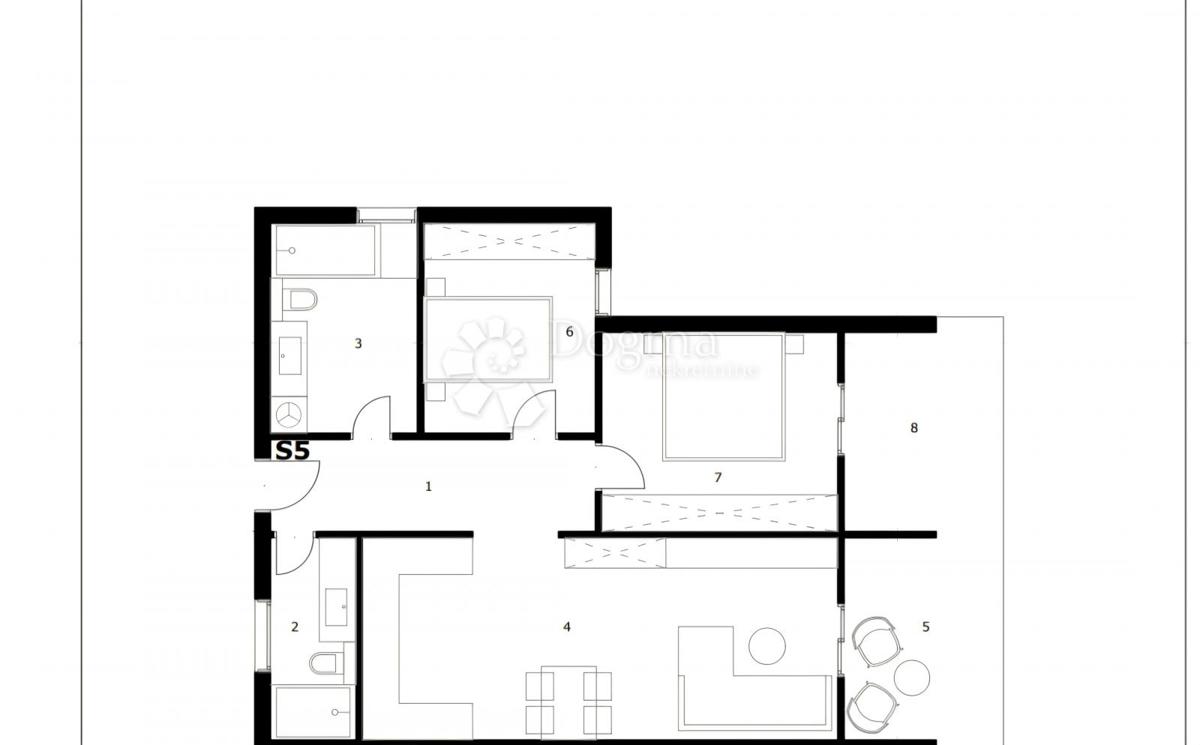 Apartma Rukavac, Vis, 81,27m2