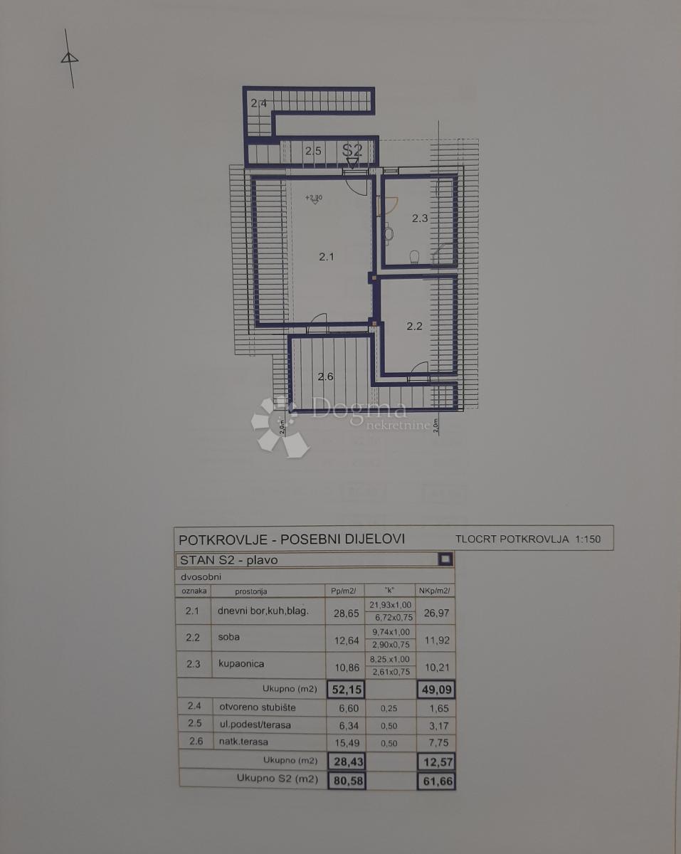 Stanovanje Remete, Maksimir, 64,39m2