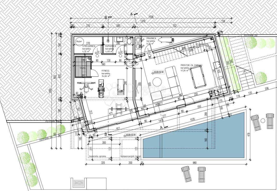 Hiša Čiovo, Trogir, 351m2