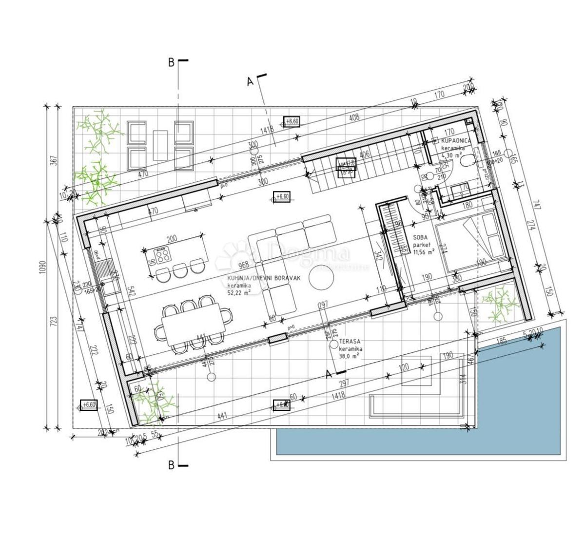 Hiša Čiovo, Trogir, 351m2