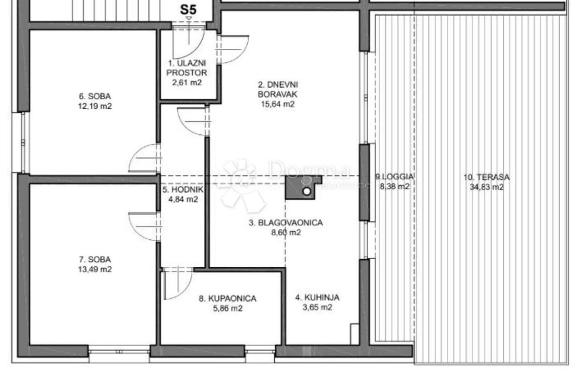 Stanovanje Oporovec, Gornja Dubrava, 87,11m2