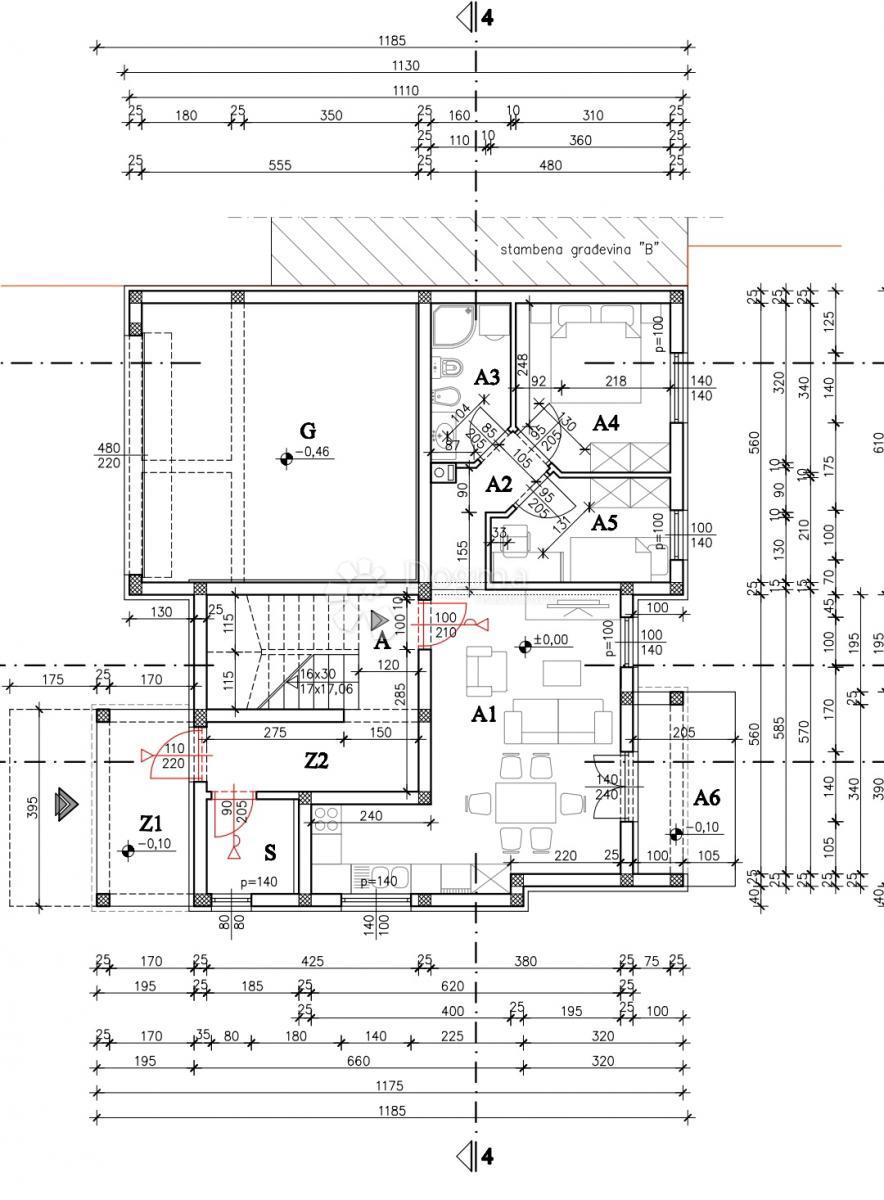 Stanovanje Valdebek, Pula, 54,98m2