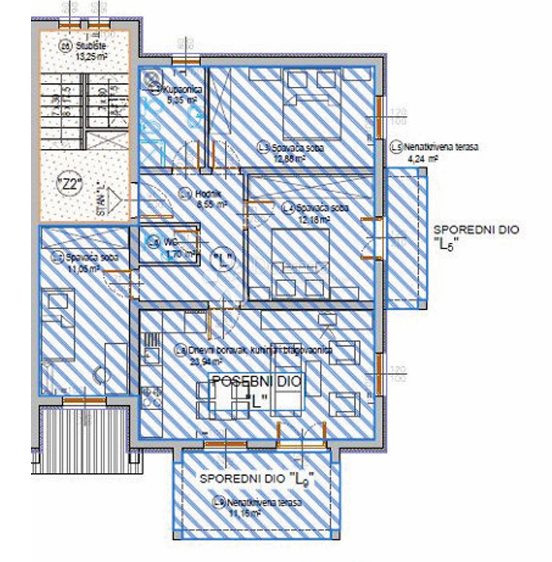 Stanovanje Poreč, 75m2