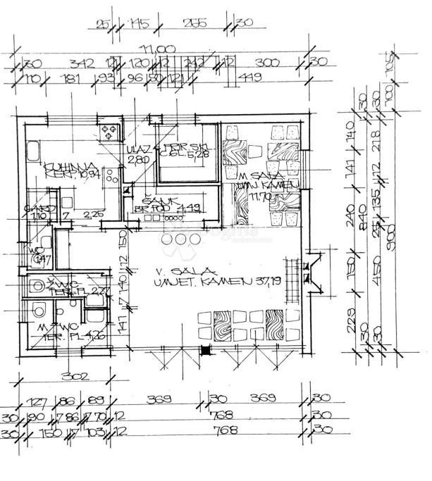 Hiša Nova Diklenica, Kapela, 266m2