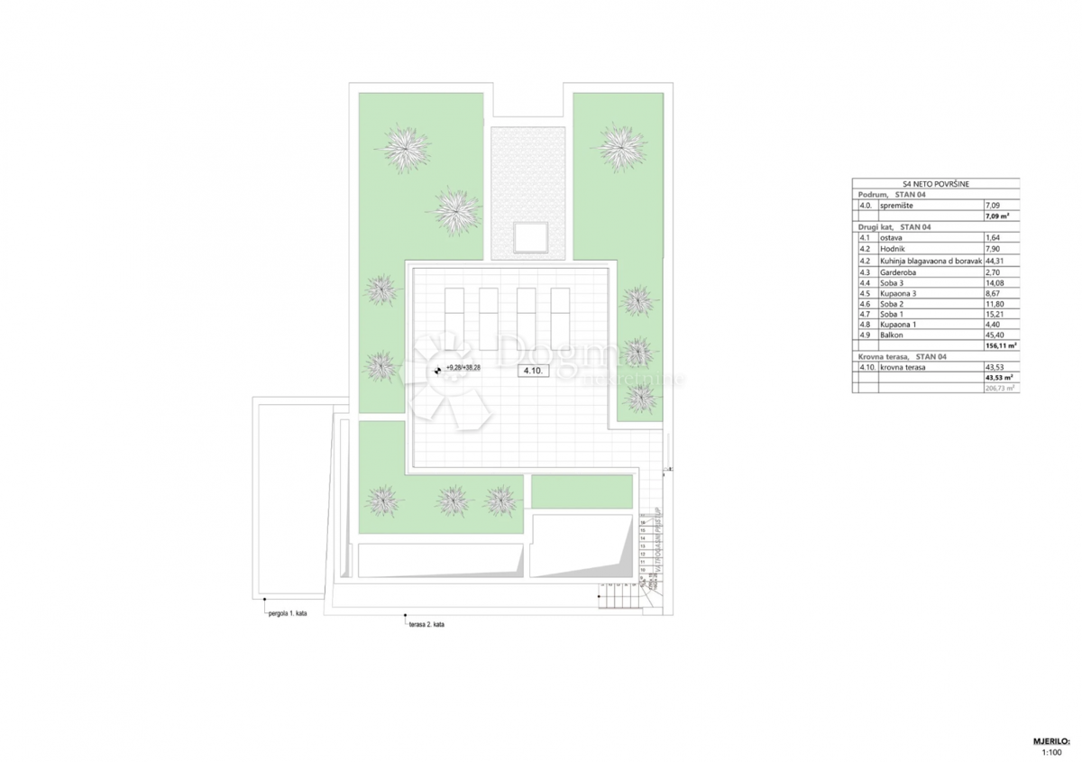 Apartma Krk, 156,11m2