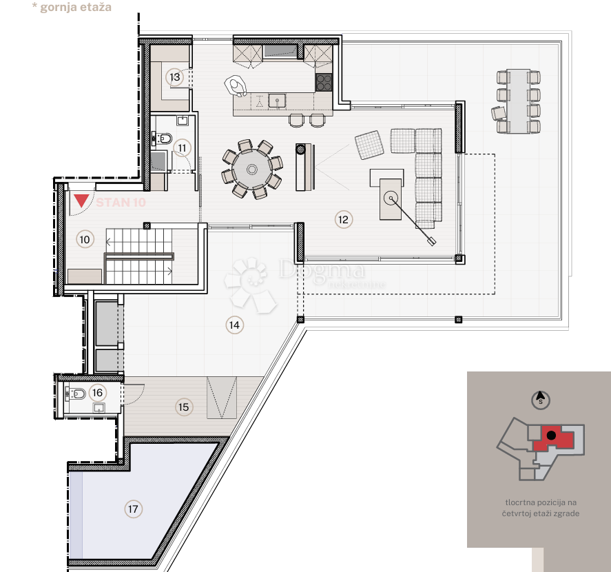 Stanovanje Jesenice, Dugi Rat, 96,79m2
